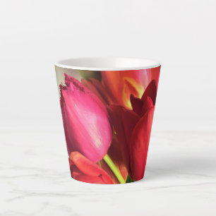Caneca De Café Latte Belo Buquê
