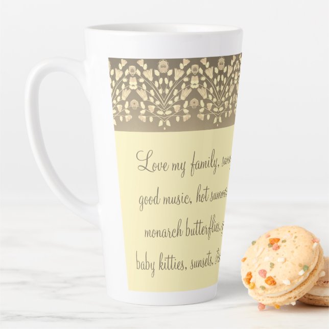 Caneca De Café Latte Belo Design Inspirador (In Situ)