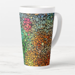 Caneca De Café Latte Belo mosaico