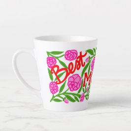 Caneca De Café Latte Best Mom Ever Mother's Day Latte Mug
