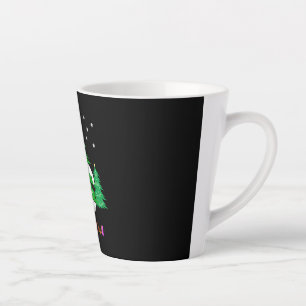Caneca De Café Latte Bigfoot Yeti Sasquatch Natal Acredite no Natal