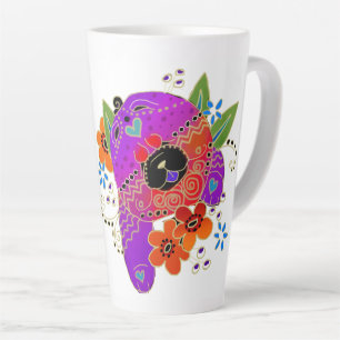 Caneca De Café Latte BINDI chow latte mug