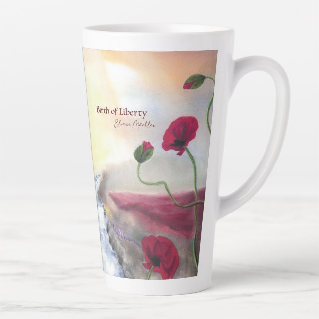 Caneca De Café Latte Birth of Liberty (Direita)
