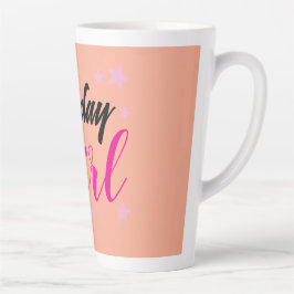 Caneca De Café Latte Birthday Girl | Collection  Féminins | Baréjoa