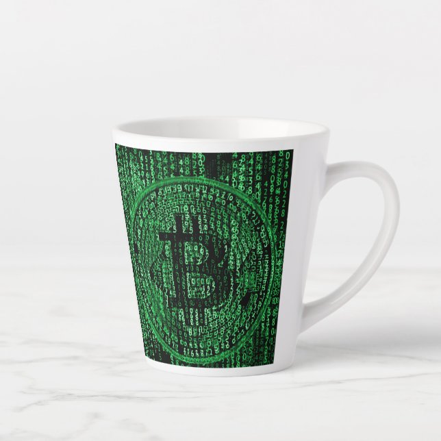 Caneca De Café Latte Bitmoney (Direita)