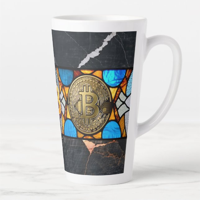 Caneca De Café Latte Bitmoney (Direita)