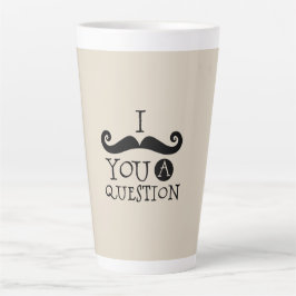 Caneca De Café Latte Black Mustache Você Um Dia de os pais De Humor Que