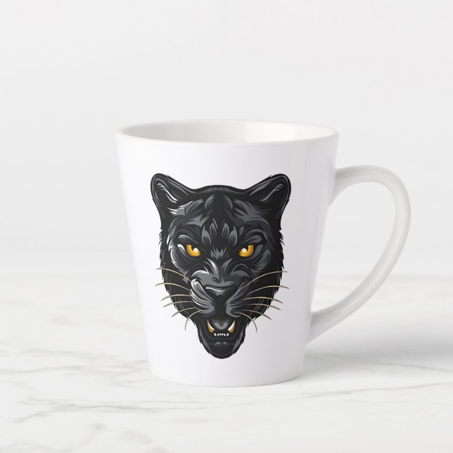 Caneca De Café Latte Black Panther (Direita)