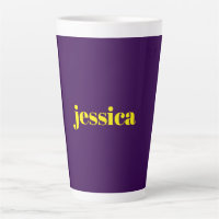 Bloco de cor minimalista nome personalizado