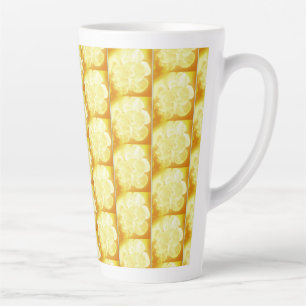 Caneca De Café Latte blocos ouro