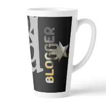 BLOGUEIRO Latte Mug Abstrato Interior Decor Preto