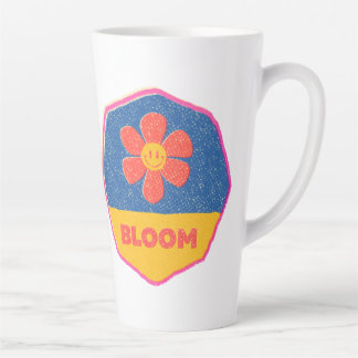 Caneca De Café Latte "Bloom" onde você está plantado!