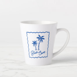 Caneca De Café Latte Blue Cove