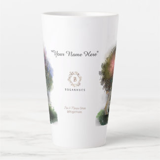Caneca De Café Latte Boganhues "Pipa & Marlow" série da floresta encant