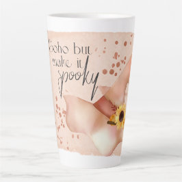 Caneca De Café Latte Boho Autumn Quote