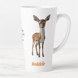 Caneca De Café Latte BOKKIE Afrikaans Saffa Expatriado Humor Afrikaans