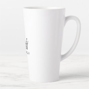 Caneca De Café Latte Bolsa Tote Sassy Reign 