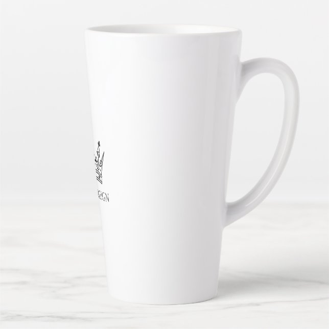 Caneca De Café Latte Bolsa Tote Sassy Reign  (Direita)