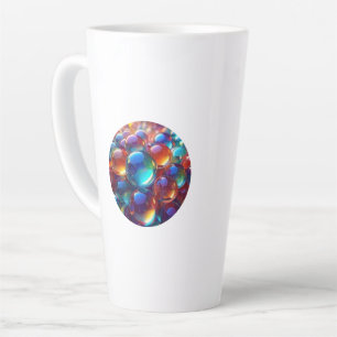 Caneca De Café Latte Bolsas de Vidro Transparentes com Várias Colores