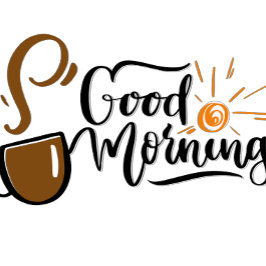 Caneca De Café Latte Bom dia