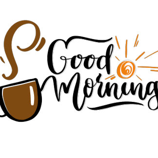 Caneca De Café Latte Bom dia