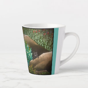 Caneca De Café Latte Bom dia