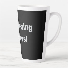 Caneca De Café Latte Bom dia, bela coleção.