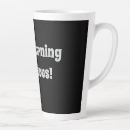 Caneca De Café Latte Bom dia, bela coleção.