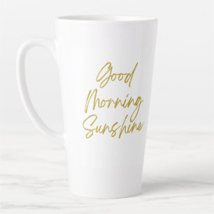 Caneca De Café Latte Bom dia Sunshine Tall Latch