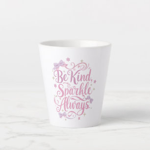 Caneca De Café Latte Bondade Motivacional e Dizer