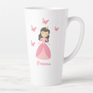 Caneca De Café Latte Bonita Princesa Café Mug