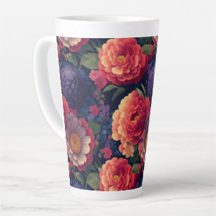 Caneca De Café Latte Bonito coloração vermelha, cor de laranja, cor de