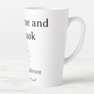 Caneca De Café Latte bonito e pode cozinhar mestre chef homem rei da co