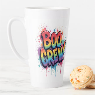 Caneca De Café Latte Boo Crew Mug
