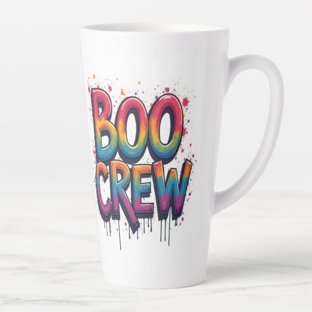 Caneca De Café Latte Boo Crew Mug (Direita)