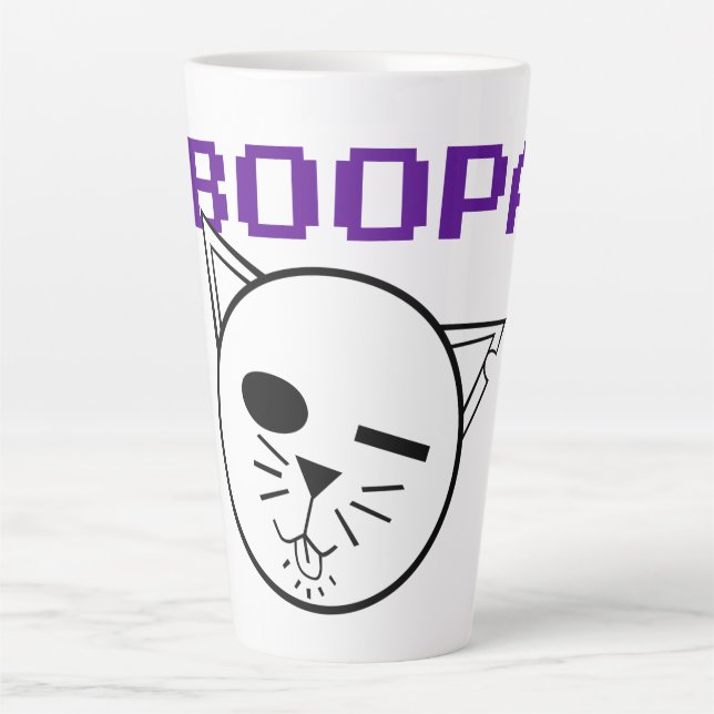 Caneca De Café Latte Boopa Latte Mug (Frente)