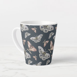 Caneca De Café Latte borboleta da mariposa padrão Latte Mug