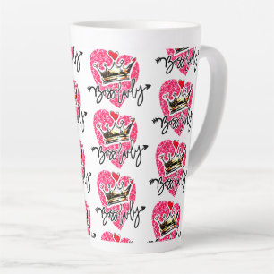 Caneca De Café Latte Boss Lady
