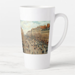 Caneca De Café Latte Boulevard Montmartre-Eremitage Camille Pissarro