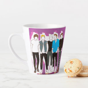 CANECA DE CAFÉ LATTE BOY BANDA LATTE MUG