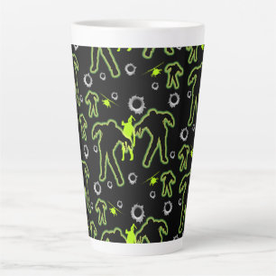 Caneca De Café Latte Boys Zombie School