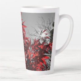 Caneca De Café Latte Brasas de Outono