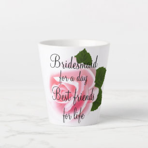 Caneca De Café Latte Bridesmaid Latte Mug