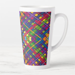 Caneca De Café Latte Bright Weave