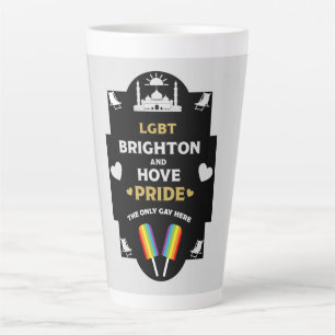 Caneca De Café Latte Brighton e Hove Pride