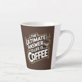 Caneca De Café Latte Brown, a resposta final é café latino