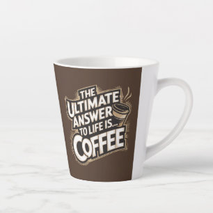 Caneca De Café Latte Brown, a resposta final é café latino