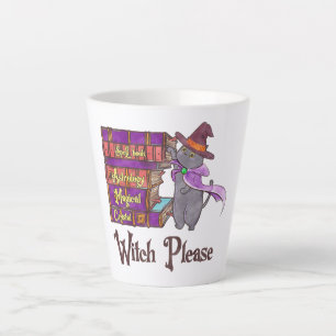 Caneca De Café Latte Bruxa, por favor...