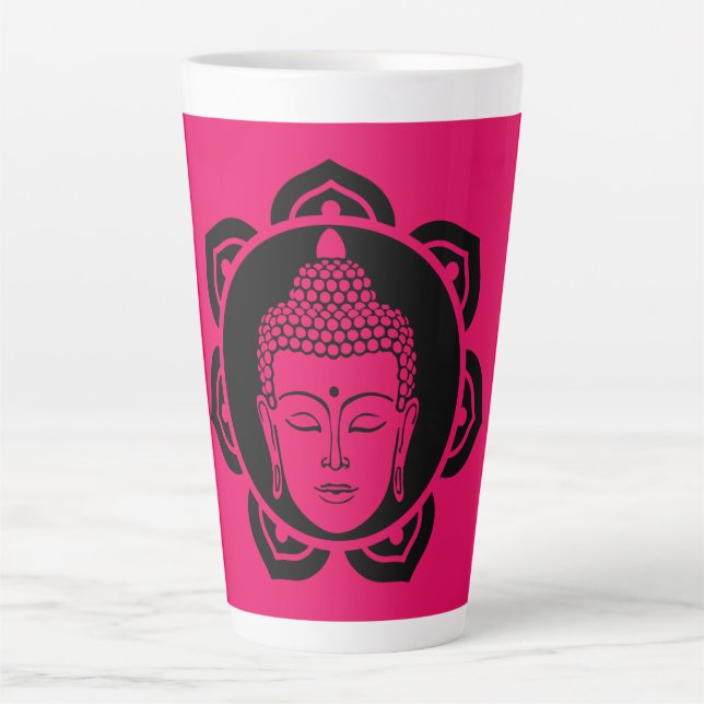 Caneca De Café Latte Buda Casa E Vida (Frente)