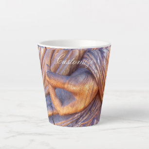Caneca De Café Latte Buda Mão Mudra Thunder_Cove